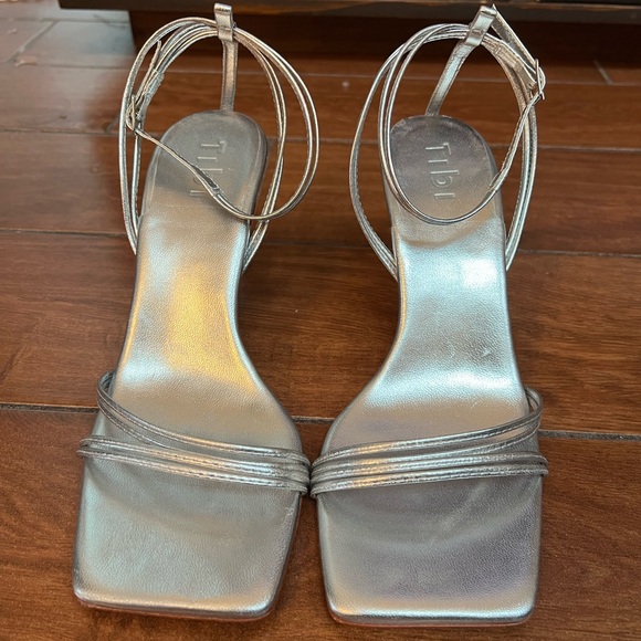 Tibi Metallic Nappa Guy Sandal in size 40 - Picture 8 of 10